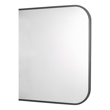 Dar Firuz Square Mirror Thin Matt Black Frame 60 X 60cm –  from Amos Lighting + Home