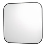 Dar Firuz Square Mirror Thin Matt Black Frame 60 X 60cm –  from Amos Lighting + Home