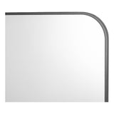 Dar Firuz Square Mirror Thin Matt Black Frame 60 X 60cm –  from Amos Lighting + Home