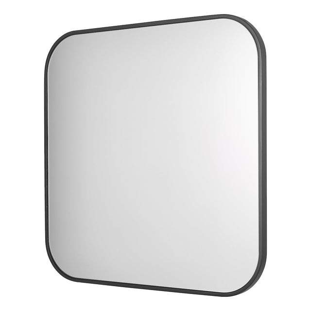 Dar Firuz Square Mirror Thin Matt Black Frame 60 X 60cm –  from Amos Lighting + Home