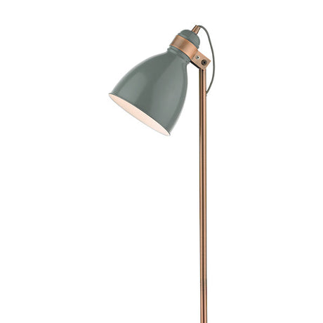 Dar Frederick Floor Lamp Grey and Copper –  from Amos Lighting + Home