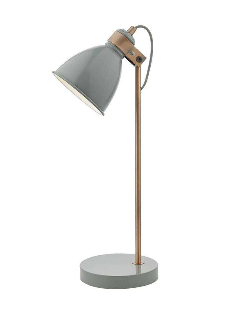 Dar Frederick Table Lamp Black, White or Grey –  from Amos Lighting + Home