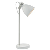 Dar Frederick Table Lamp Black, White or Grey