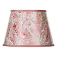 Dar Frida Red Marble Pattern Tapered Drum Shade 26cm –  from Amos Lighting + Home