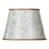 Dar Frida Taupe Marble Pattern Tapered Drum Shade 26cm –  from Amos Lighting + Home