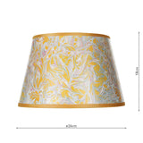 Dar Frida Yellow Marble Pattern Tapered Drum Shade 26cm –  from Amos Lighting + Home