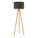 Dar Ivor Tripod Wood Floor Lamp Light Oak, Base Only –  from Amos Lighting + Home