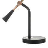 Dar Jack Task Table Lamp Black Antique Copper –  from Amos Lighting + Home