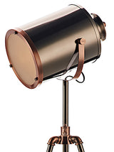 Dar Jake Table Lamp Antique Silver and Copper –  from Amos Lighting + Home