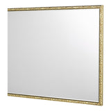 Dar Jinelle Rectangle Mirror Textured Gold Frame 86 X 50cm –  from Amos Lighting + Home