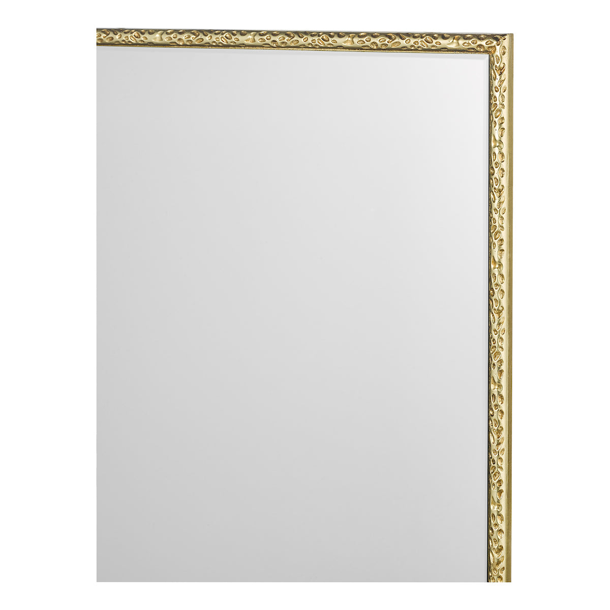 Dar Jinelle Rectangle Mirror Textured Gold Frame 86 X 50cm –  from Amos Lighting + Home