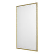 Dar Jinelle Rectangle Mirror Textured Gold Frame 86 X 50cm –  from Amos Lighting + Home