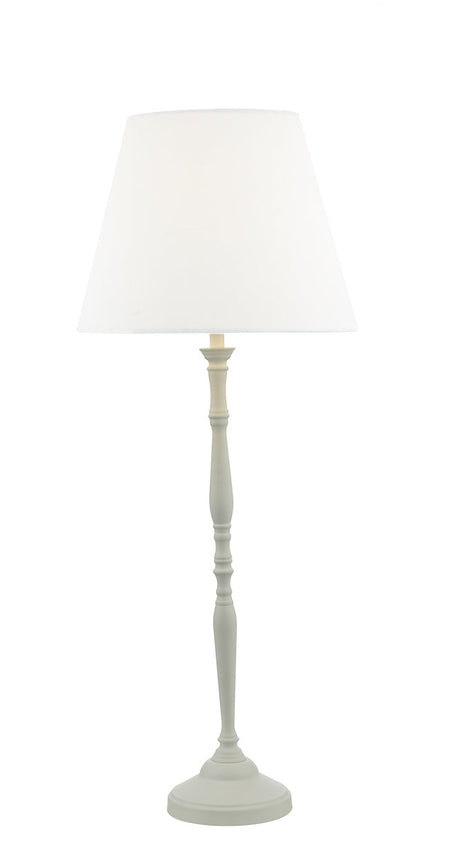 Dar Joanna Table Lamp White or Grey with Shade –  from Amos Lighting + Home