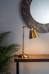 Dar Kempten Task Lamp Antique Brass