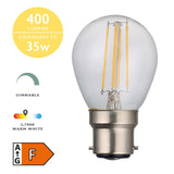 Dar LED Light Bulb B22 4w Golf-ball Dimmable