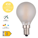 Dar LED Light Bulb E14 4w Frosted Golf-ball Non-Dimmable