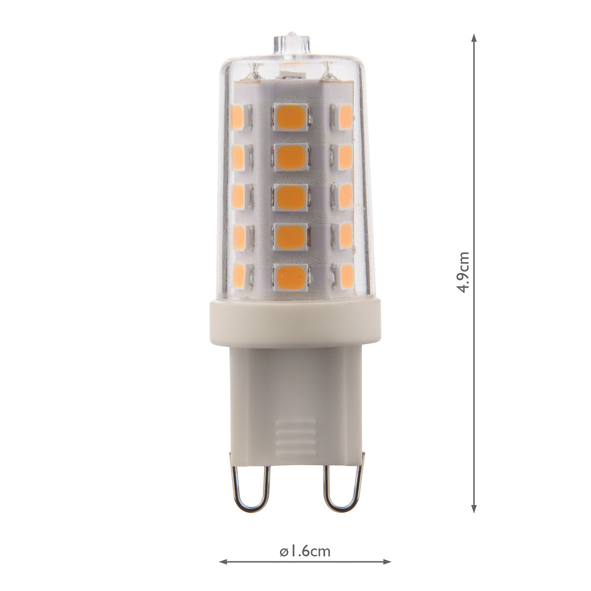 Dar G9 3w Dimmable LED Light Bulb –  from Amos Lighting + Home