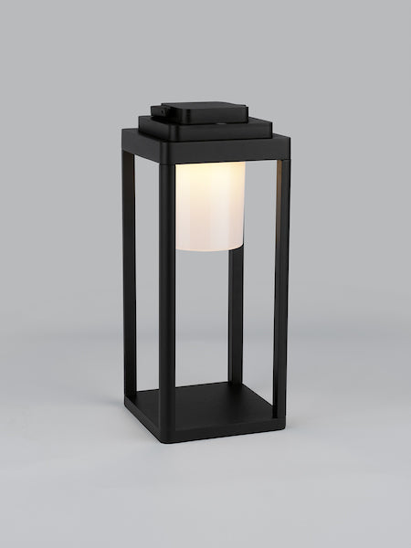 Dar Lester Rechargeable USB Outdoor Table Lantern IP44 –  from Amos Lighting + Home