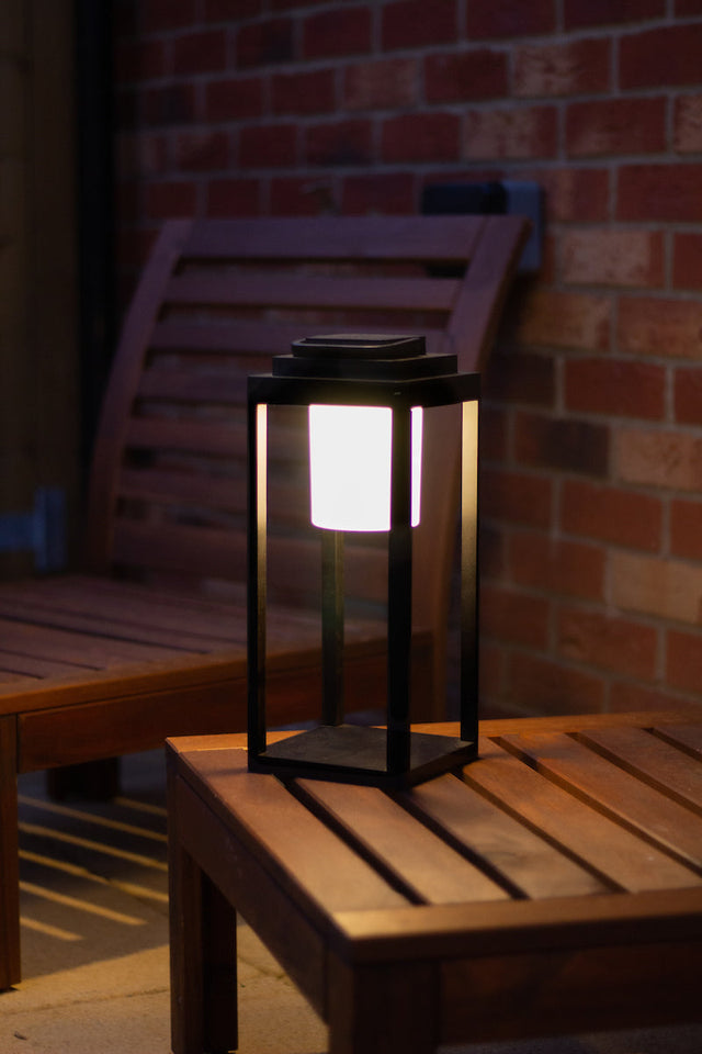 Dar Lester Rechargeable USB Outdoor Table Lantern IP44 –  from Amos Lighting + Home