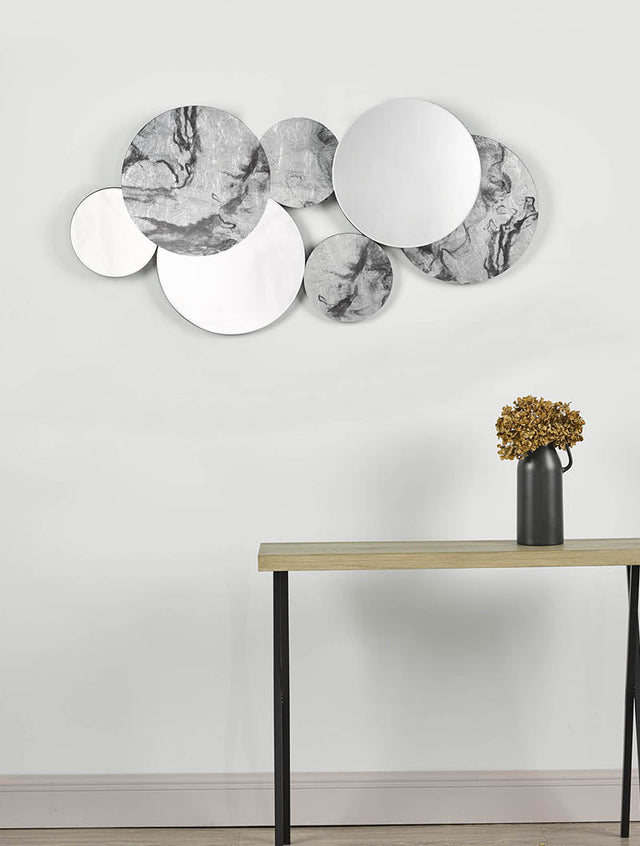 Dar Meco Black Marble Effect Mirror –  from Amos Lighting + Home