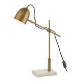 Dar Mendal Task Table Lamp Bronze and Marble –  from Amos Lighting + Home