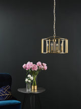 Dar Myka 4 Light Pendant Brushed Bronze –  from Amos Lighting + Home