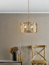 Dar Myka 4 Light Pendant Brushed Bronze –  from Amos Lighting + Home