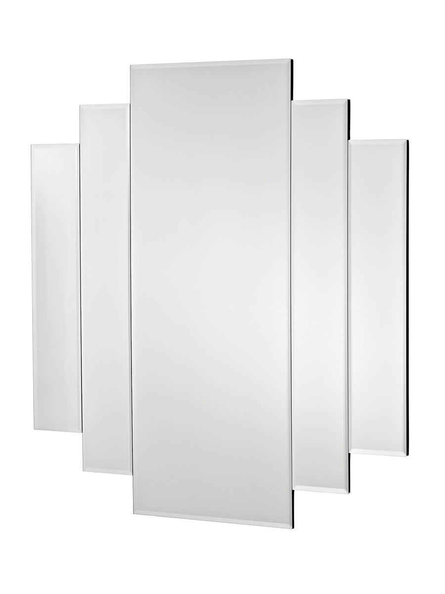 Dar Odeon Art Deco Rectangle Stepped Mirror –  from Amos Lighting + Home