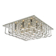 Dar Orella 9 Light Flush Polished Chrome & Crystal –  from Amos Lighting + Home