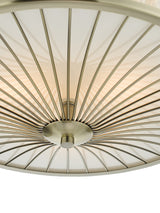 Dar Oslo 3 Light Flush Ceiling Light –  from Amos Lighting + Home