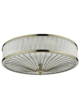 Dar Oslo 3 Light Flush Ceiling Light –  from Amos Lighting + Home