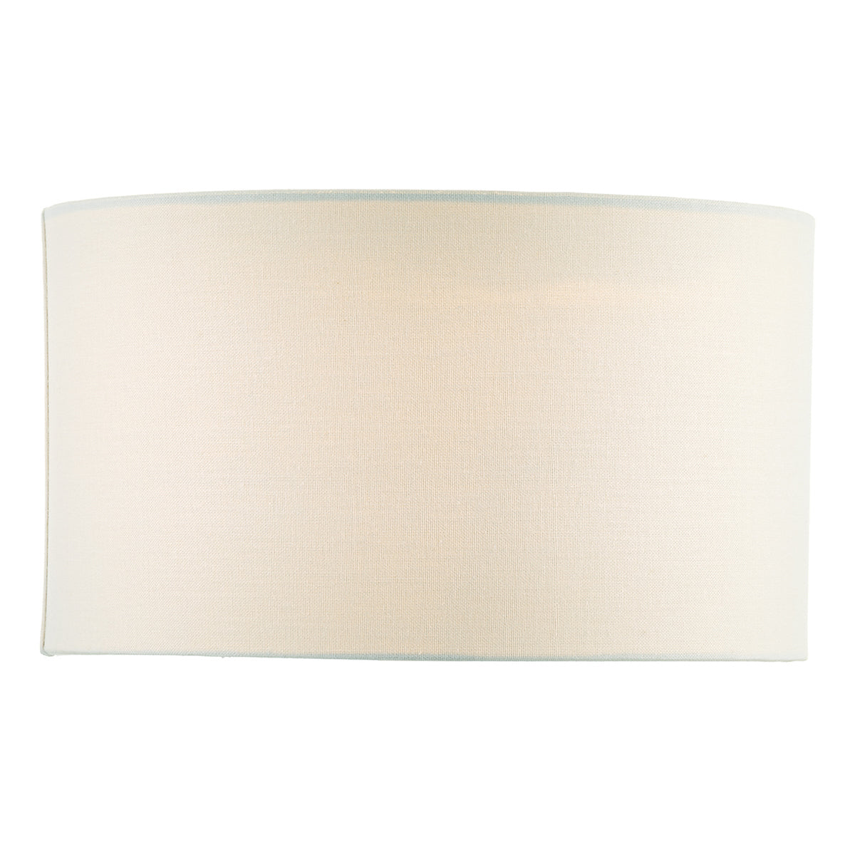 Dar Pyramid Drum Shade 35cm White Linen –  from Amos Lighting + Home