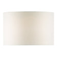 Dar Pyramid Drum Shade 46cm White Linen –  from Amos Lighting + Home