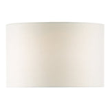 Dar Pyramid Drum Shade 46cm White Linen –  from Amos Lighting + Home