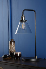 Dar Ray Table Lamp Antique Brass and Glass –  from Amos Lighting + Home