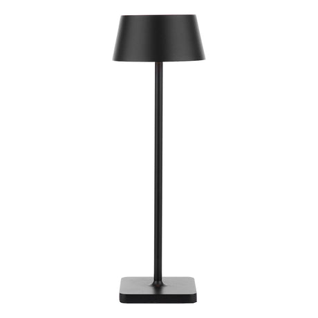 Dar Sergio Outdoor USB Rechargeable Table Lamp Matt Black LED IP54 –  from Amos Lighting + Home