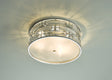 Dar Seville Flush Ceiling Light Polished Chrome Crystal –  from Amos Lighting + Home