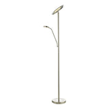 Dar Shelby Mother & Child LED Floor Lamp Satin Nickel –  from Amos Lighting + Home