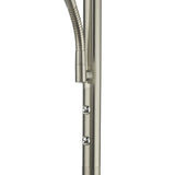 Dar Shelby Mother & Child LED Floor Lamp Satin Nickel –  from Amos Lighting + Home