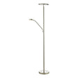 Dar Shelby Mother & Child LED Floor Lamp Satin Nickel –  from Amos Lighting + Home