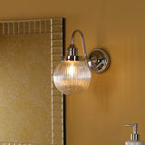 Dar Tamara Bathroom Wall Light Chrome, IP44 –  from Amos Lighting + Home