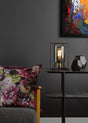 Dar Tatum Table Lamp Matt Black and Smoked Glass –  from Amos Lighting + Home