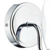 Dar Vestry 1 Light Bathroom Wall Bracket, Polished Chrome IP44 –  from Amos Lighting + Home