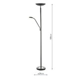 Dar Victor Mother & Child LED Floor Lamp Black –  from Amos Lighting + Home