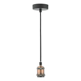 Dar Waco Single Suspension Black with Copper –  from Amos Lighting + Home