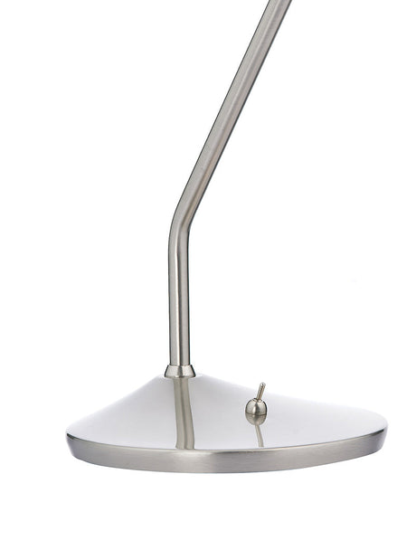 Dar Wellington Table Lamp Satin Chrome –  from Amos Lighting + Home