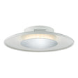 Dar Worcester Small Flush White & Polished Chrome LED –  from Amos Lighting + Home