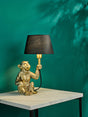 Dar Zira Monkey Table Lamp Gold With Shade –  from Amos Lighting + Home