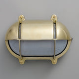 Davey Lighting Oval Brass Bulkhead 7436 –  from Amos Lighting + Home