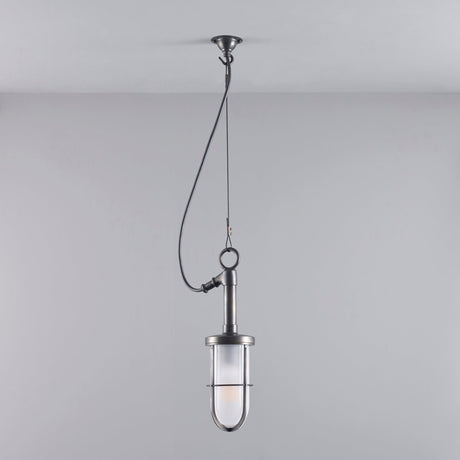 Davey Lighting Ship's Well Glass Bathroom Pendant Frosted IP44 –  from Amos Lighting + Home